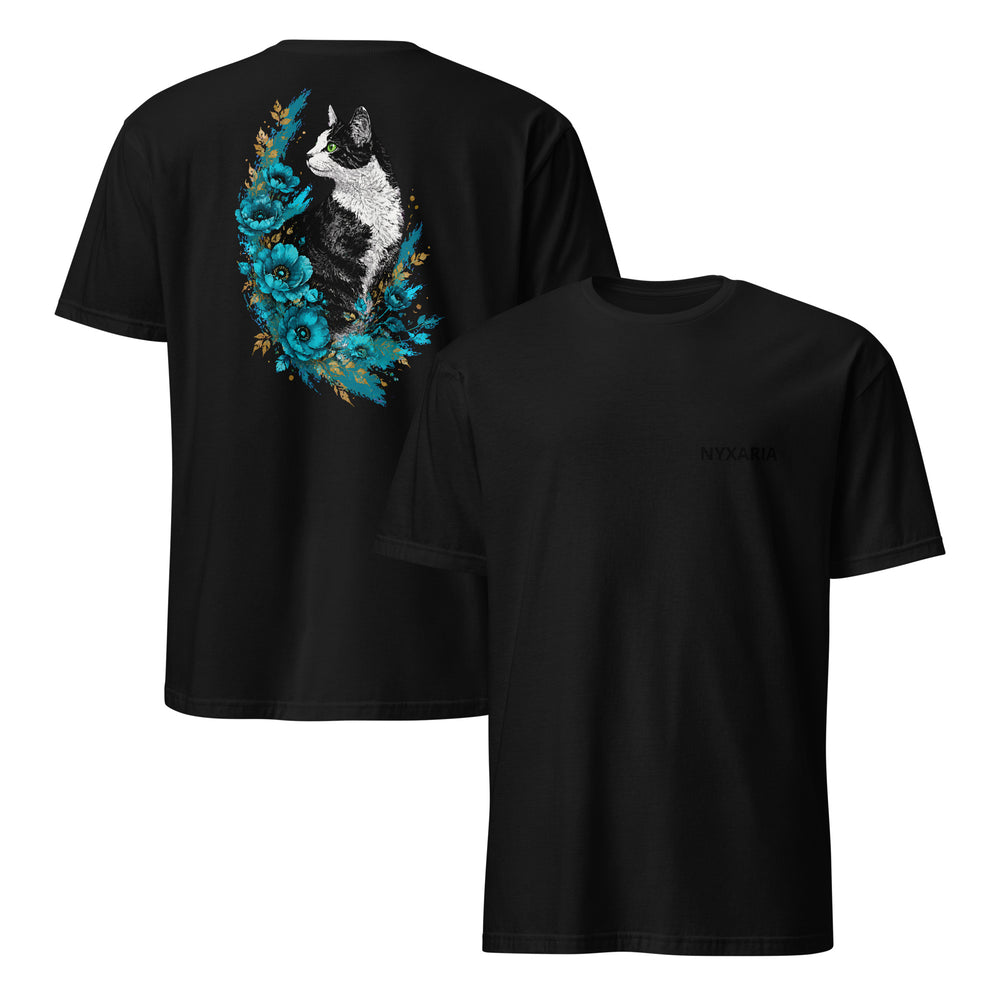 EMERALD BLOOM CAT Tシャツ